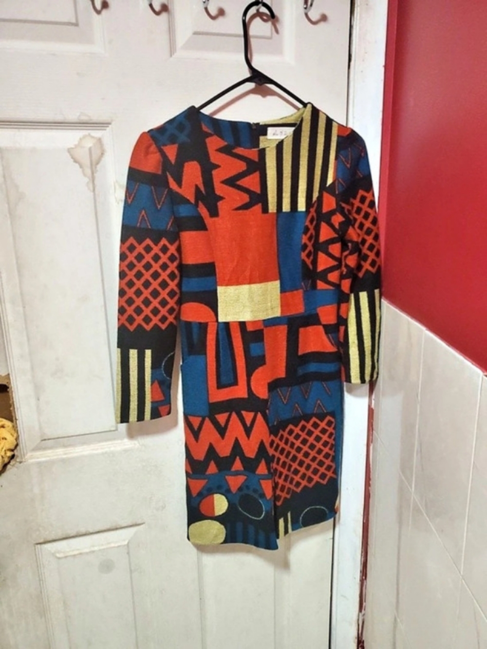 Geometric Mini Dress Size Small